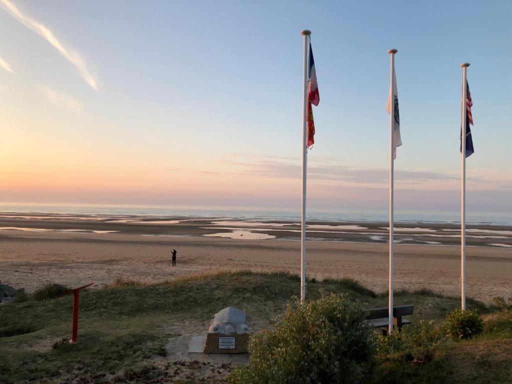 Casa Azul - Omaha Beach Кольвіль-сюр-Мер Екстер'єр фото