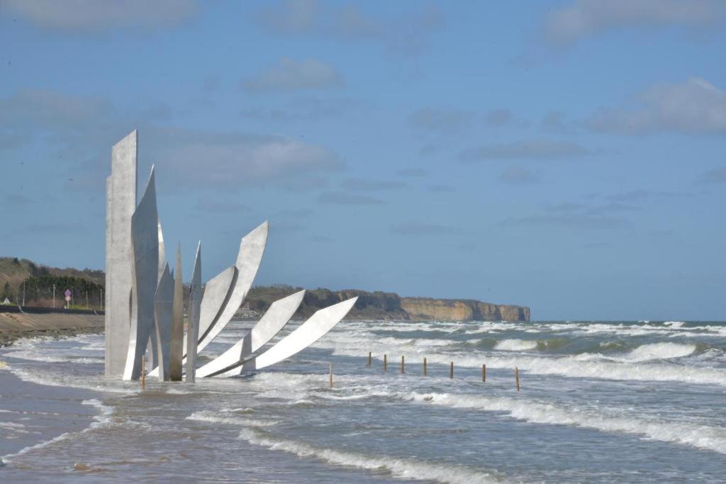 Casa Azul - Omaha Beach Кольвіль-сюр-Мер Екстер'єр фото