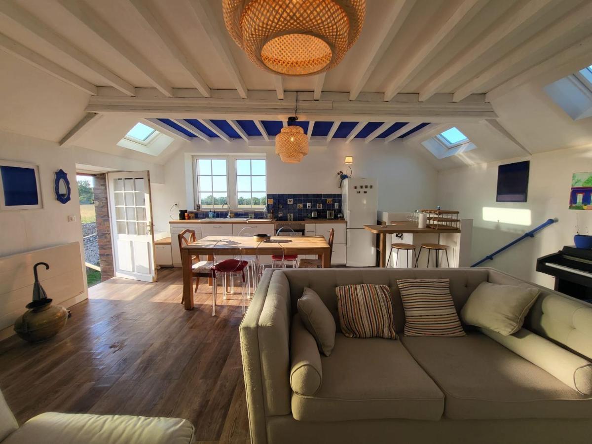 Casa Azul - Omaha Beach Кольвіль-сюр-Мер Екстер'єр фото